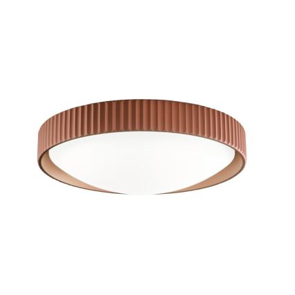 Ondaluce - Plafoniera da soffitto CONCRETE LED/20W/230V, diam. 41 cm, cemento/marrone