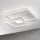 Ondaluce - Plafoniera dimmerabile a LED DOWEL LED/60W/230V 75x75 cm argento