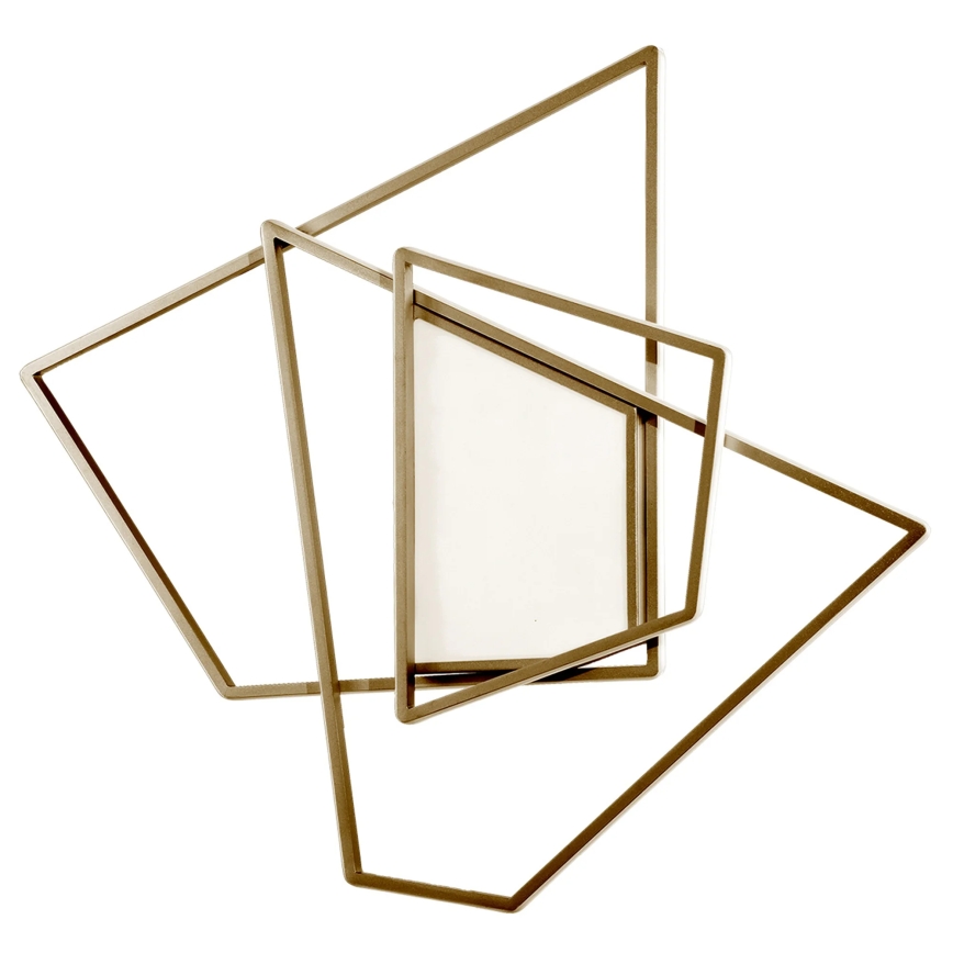 Ondaluce - Plafoniera dimmerabile a LED GALAXY LED/90W/230V 71x84 cm oro