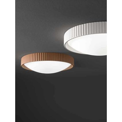 Ondaluce - Plafoniera LED CONCRETE LED/20W/230V Ø 41 cm cemento/bianco