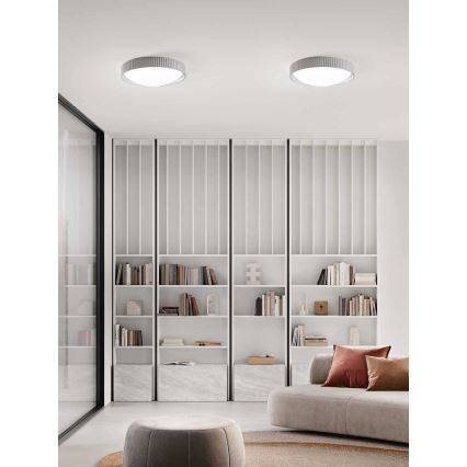 Ondaluce - Plafoniera LED CONCRETE LED/20W/230V Ø 41 cm cemento/grigio