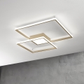 Ondaluce - Plafoniera LED dimmerabile DOWEL LED/46W/230V dorata