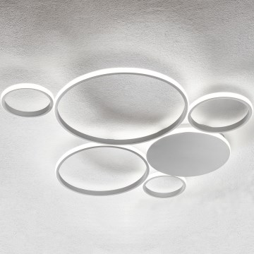 Ondaluce - Plafoniera LED dimmerabile POIS LED/68W/230V argento