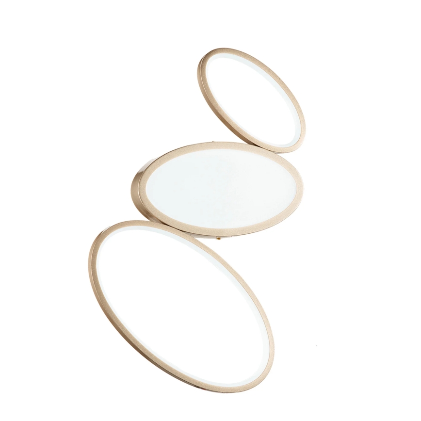 Ondaluce - Plafoniera LED dimmerabile RICE LED/25W/230V 38x63 cm dorata