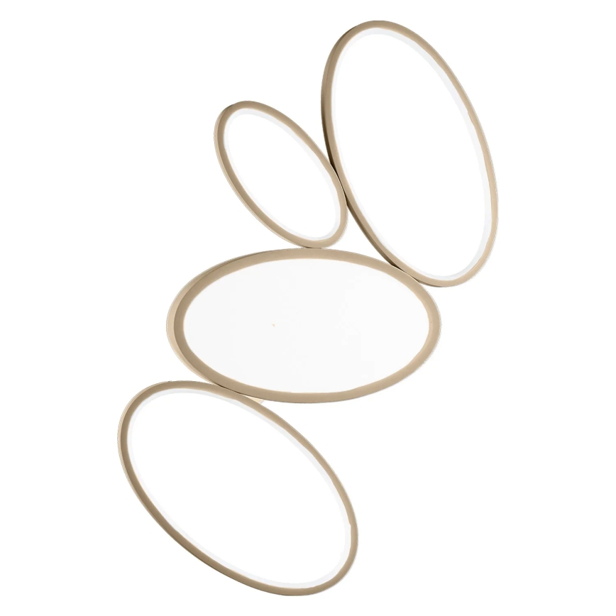 Ondaluce - Plafoniera LED dimmerabile RICE LED/34W/230V 45x80 cm dorata