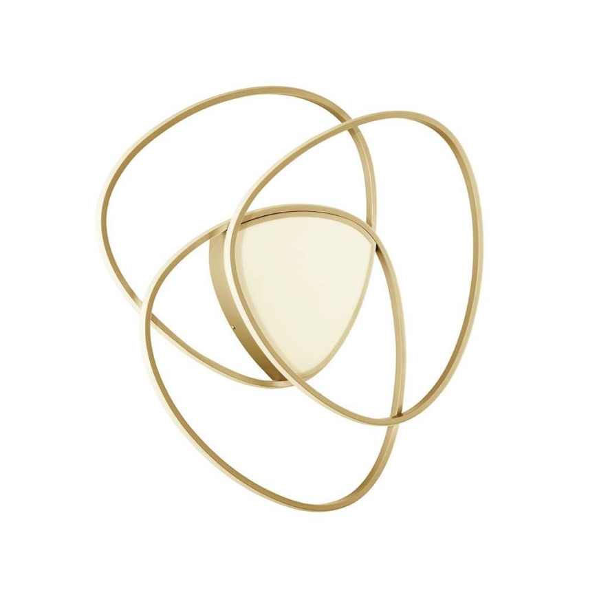 Ondaluce - Plafoniera LED dimmerabile ROSE LED/60W/230V dorata