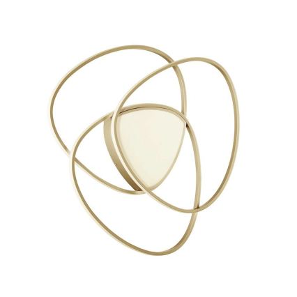 Ondaluce - Plafoniera LED dimmerabile ROSE LED/70W/230V, dorata