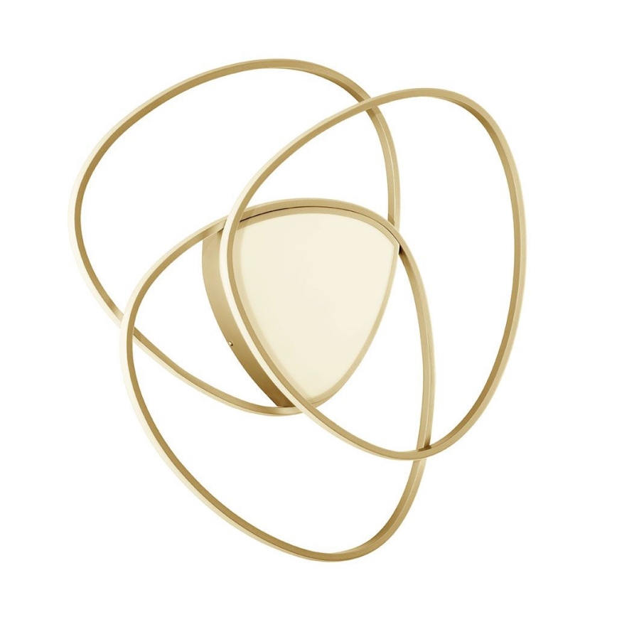 Ondaluce - Plafoniera LED dimmerabile ROSE LED/80W/230V oro