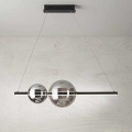 Ondaluce - Sospensione dimmerabile a cavo FUFI LED/40W/230V nero/fumé