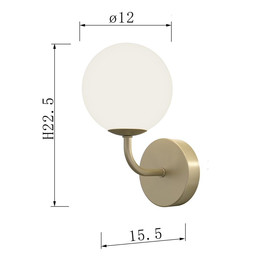 ONLI - Applique PALOMA 1xG9/10W/230V oro