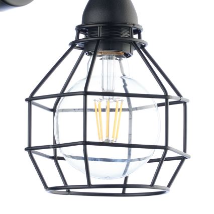 ONLI - Applique RAGNO 1xE27/15W/230V nero