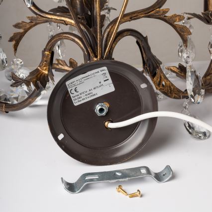 ONLI - Applique TERESA 5xE14/6W/230V bronzo