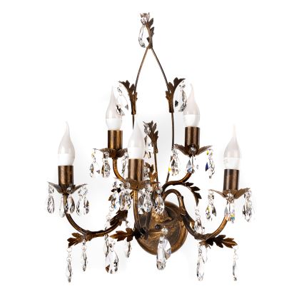 ONLI - Applique TERESA 5xE14/6W/230V bronzo