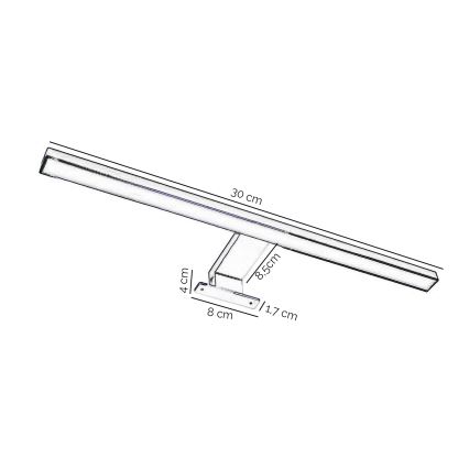 ONLI - Illuminazione a LED per specchi da bagno NEMO LED/4,5W/230V 4000K 30 cm IP44 cromo lucido