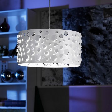 ONLI - Lampada a sospensione con cavo BOLLICINE 1xE27/15W/230V bianca