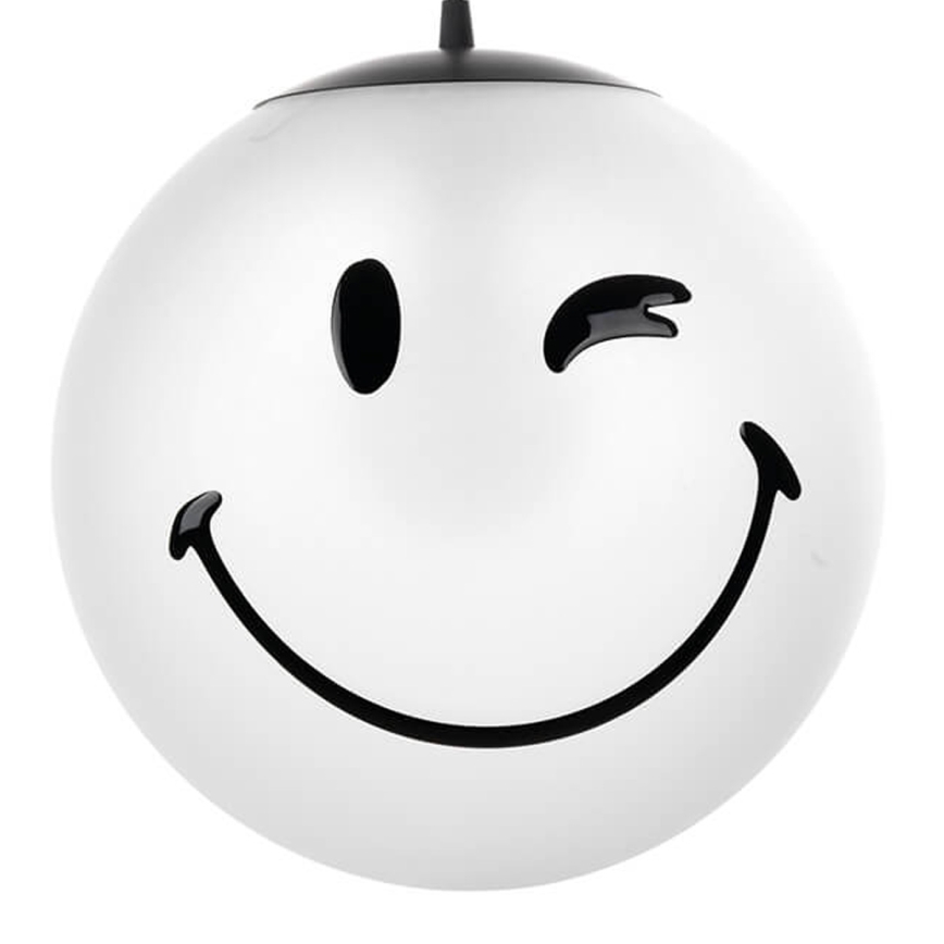 ONLI - Lampada a sospensione per bambini SMILEY su cavo 1xE27/15W/230V bianco