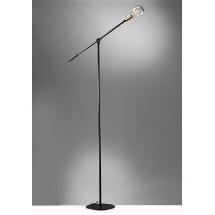 ONLI - Lampada con piedistallo ASTE 1xE27/15W/230V nero/oro