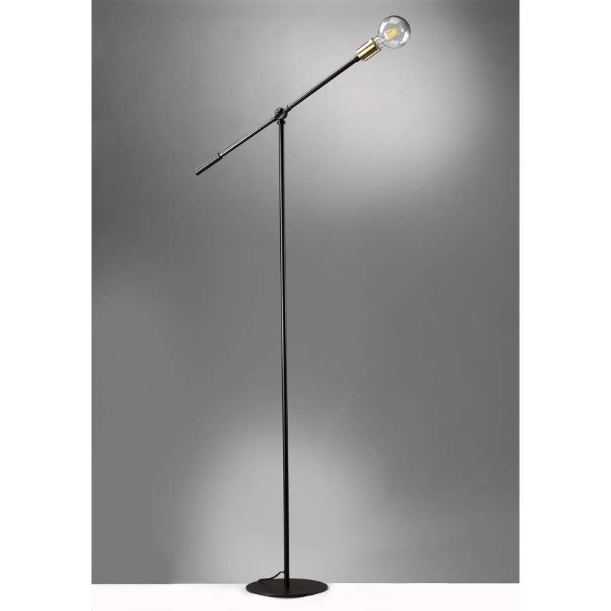 ONLI - Lampada con piedistallo ASTE 1xE27/15W/230V nero/oro