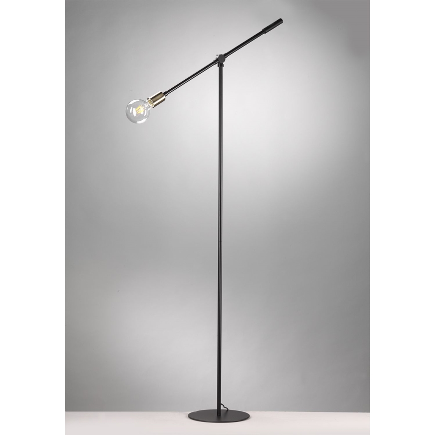 ONLI - Lampada con piedistallo ASTE 1xE27/15W/230V nero/oro