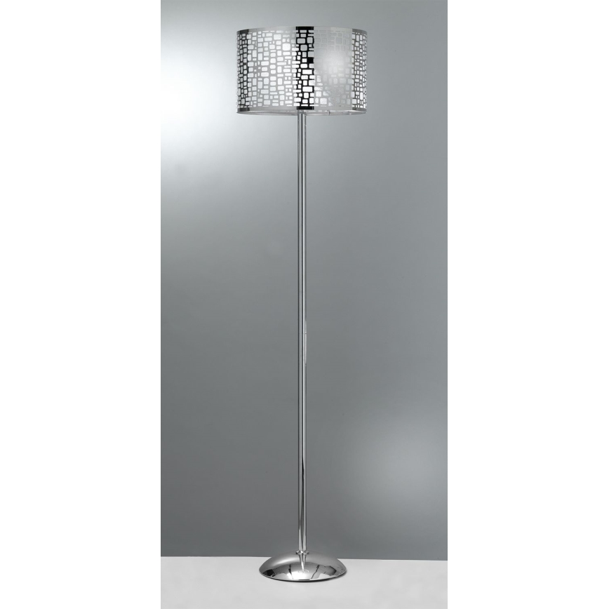 ONLI - Lampada con piedistallo BRUCE 1xE27/15W/230V cromo opaco
