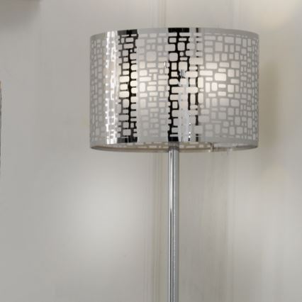 ONLI - Lampada con piedistallo BRUCE 1xE27/15W/230V cromo opaco