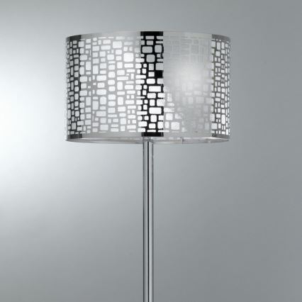 ONLI - Lampada con piedistallo BRUCE 1xE27/15W/230V cromo opaco