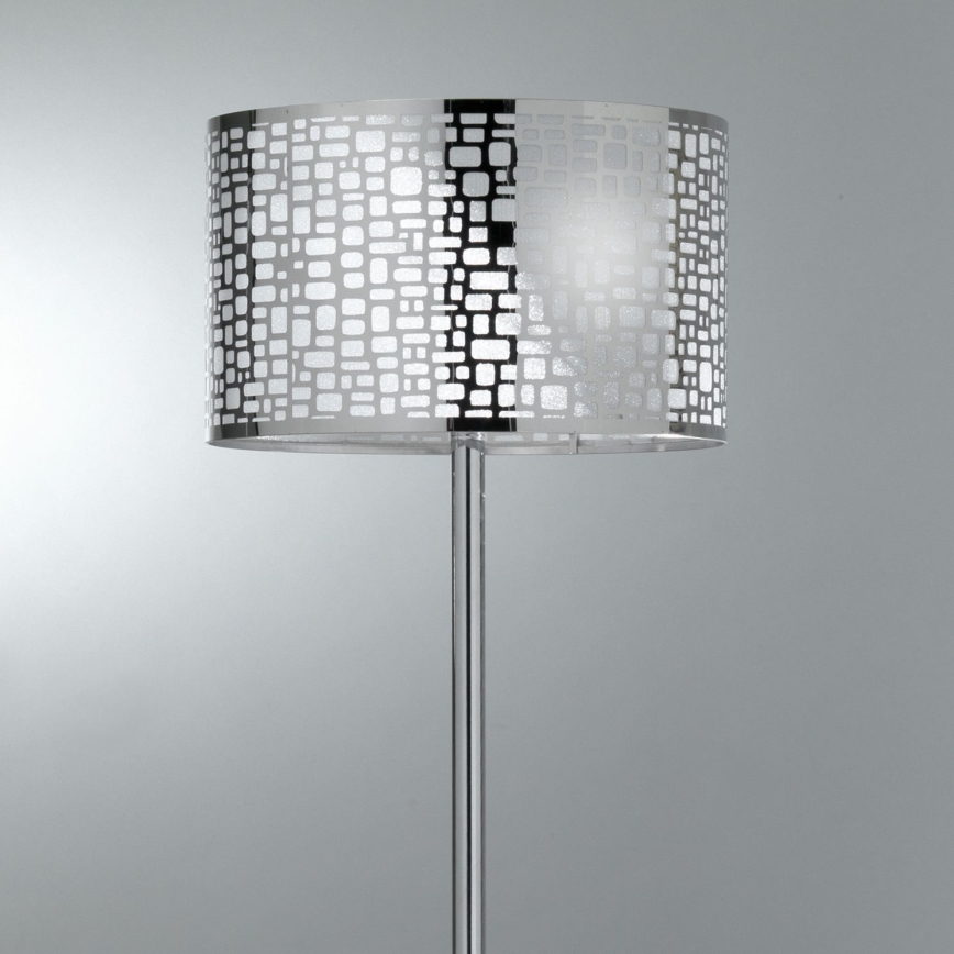 ONLI - Lampada con piedistallo BRUCE 1xE27/15W/230V cromo opaco