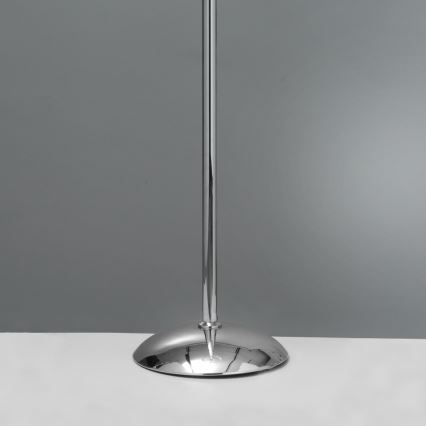 ONLI - Lampada con piedistallo BRUCE 1xE27/15W/230V cromo opaco