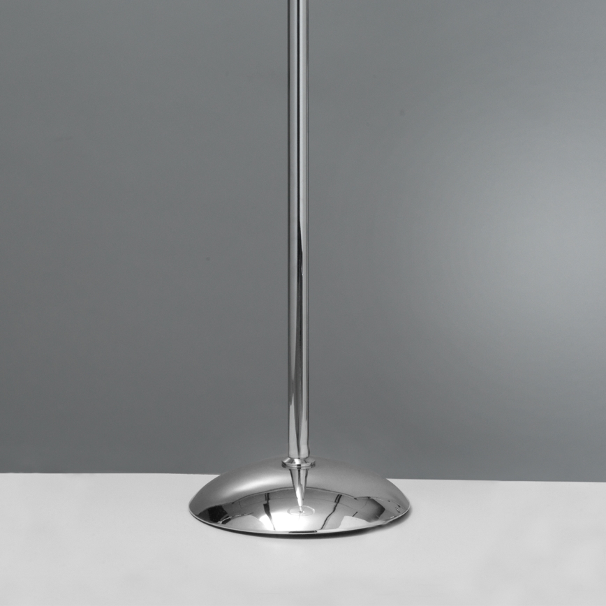 ONLI - Lampada con piedistallo BRUCE 1xE27/15W/230V cromo opaco