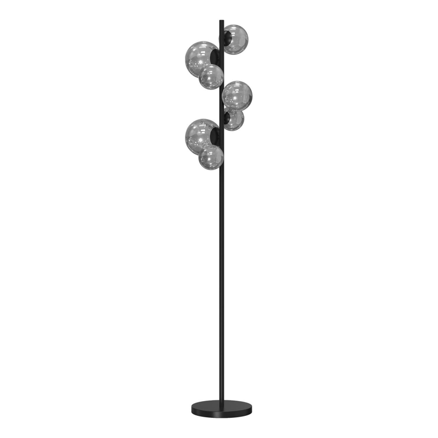 ONLI - Lampada con piedistallo PALOMA 7xG9/10W/230V nero/fumé