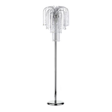 ONLI - Lampada con piedistallo PIOGGIA 3xE14/6W/230V cromo lucido