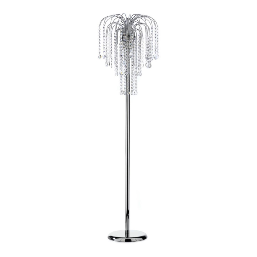 ONLI - Lampada con piedistallo PIOGGIA 3xE14/6W/230V cromo lucido