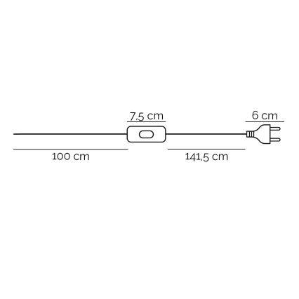 ONLI - Lampada con piedistallo TITILLA 1xE27/22W/230V viola/bianco