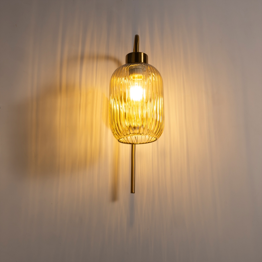 ONLI - Lampada da parete DOROTY 1xE27/15W/230V in ottone