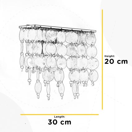 ONLI - Lampada da parete MAKANI 2xE14/6W/230V