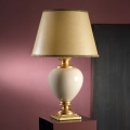 ONLI - Lampada da tavolo AMADEUS 1xE27/15W/230V 72 cm beige/oro