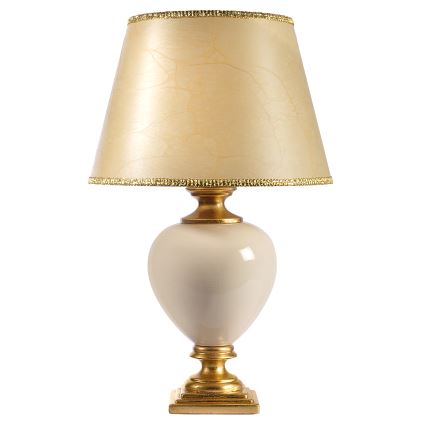 ONLI - Lampada da tavolo AMADEUS 1xE27/15W/230V 72 cm beige/oro
