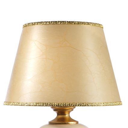 ONLI - Lampada da tavolo AMADEUS 1xE27/15W/230V 72 cm beige/oro