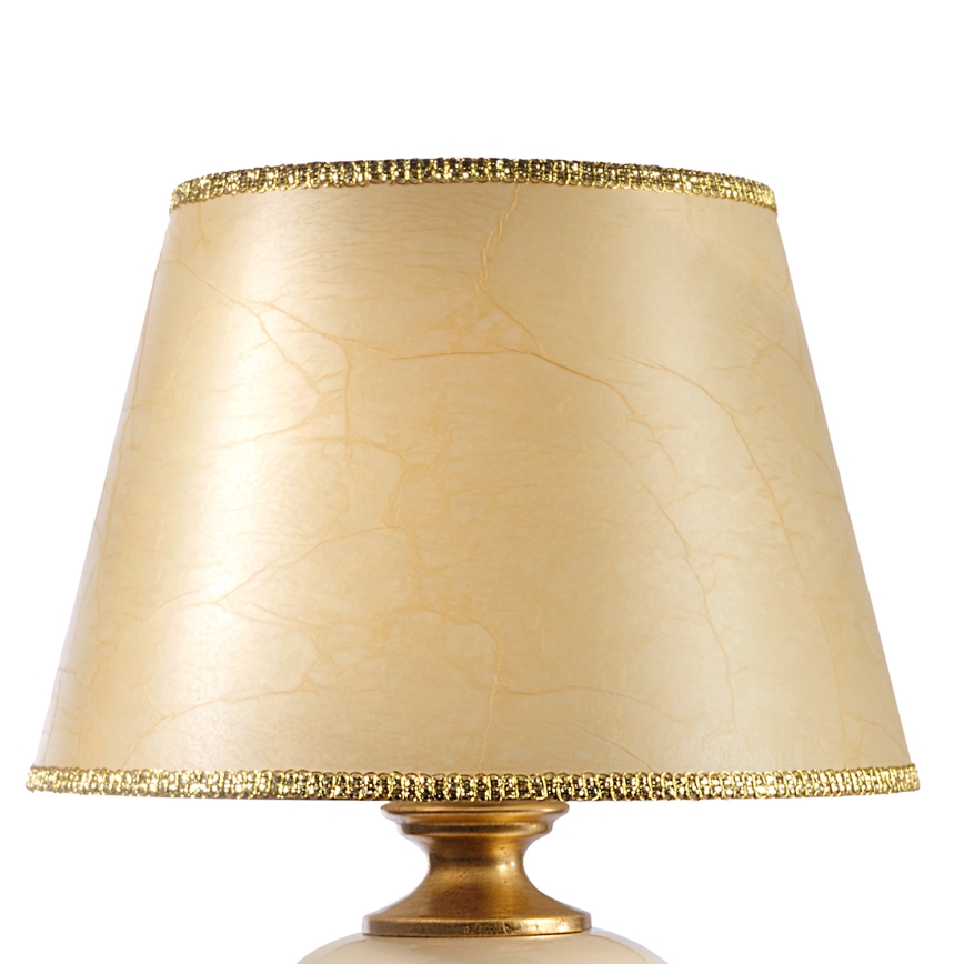 ONLI - Lampada da tavolo AMADEUS 1xE27/15W/230V 72 cm beige/oro