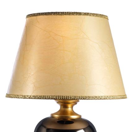 ONLI - Lampada da tavolo AMADEUS 1xE27/15W/230V 72 cm nero/oro