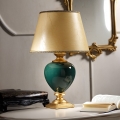 ONLI - Lampada da tavolo AMADEUS 1xE27/15W/230V 72 cm verde/oro