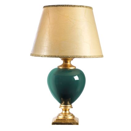 ONLI - Lampada da tavolo AMADEUS 1xE27/15W/230V 72 cm verde/oro