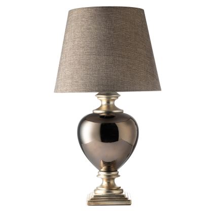 ONLI - Lampada da tavolo AMADEUS 1xE27/15W/230V grigia
