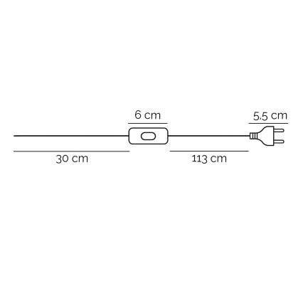 ONLI - Lampada da tavolo AMADEUS 1xE27/15W/230V grigia
