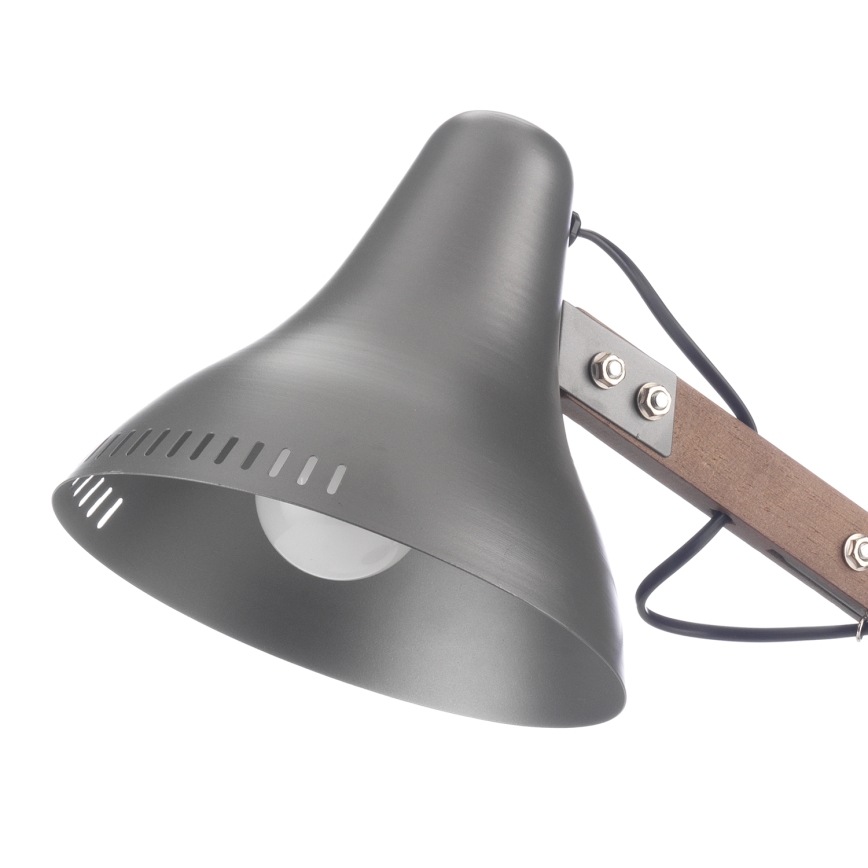 ONLI - Lampada da tavolo ARCHITETTO 1xE27/22W/230V 62 cm grigio/marrone