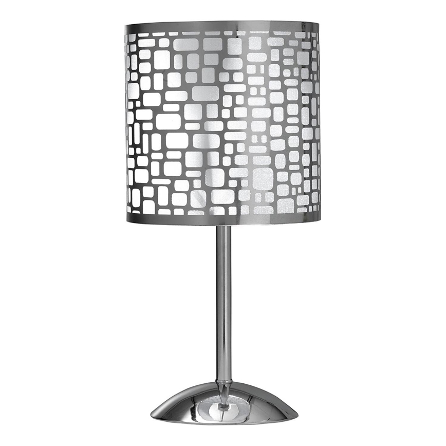 ONLI - Lampada da tavolo BRUCE 1xE27/15W/230V 40 cm cromo opaco