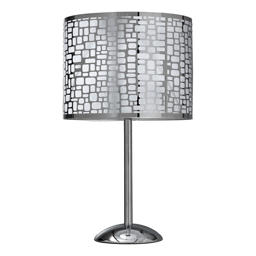 ONLI - Lampada da tavolo BRUCE 1xE27/15W/230V 52 cm cromo opaco