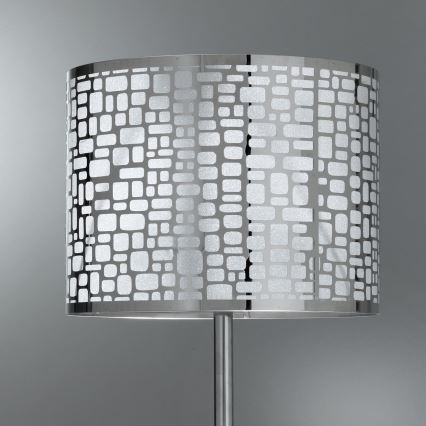 ONLI - Lampada da tavolo BRUCE 1xE27/15W/230V 52 cm cromo opaco