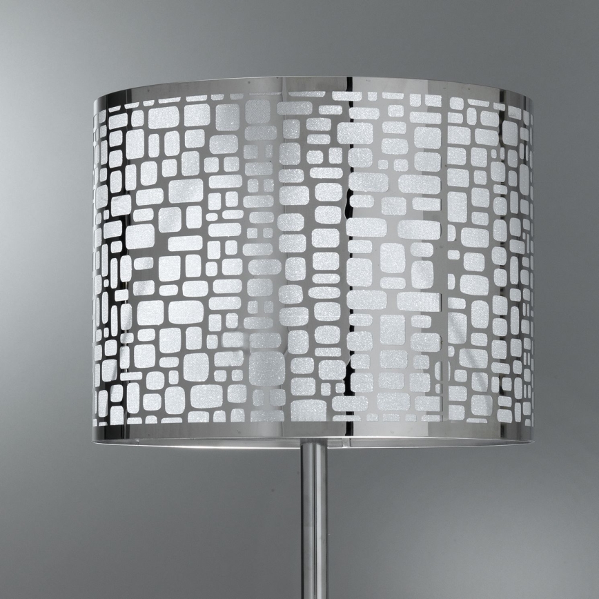 ONLI - Lampada da tavolo BRUCE 1xE27/15W/230V 52 cm cromo opaco