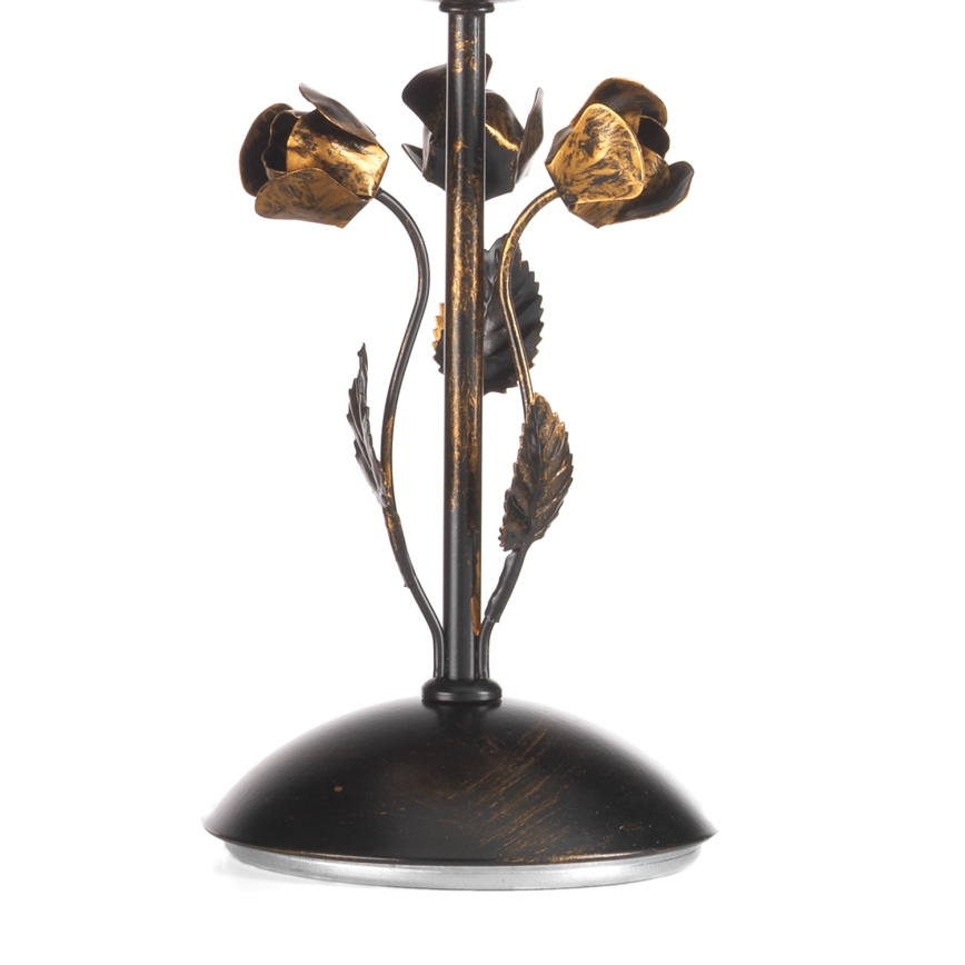 ONLI - Lampada da tavolo CAROLINA 1xE14/6W/230V 40 cm finitura bronzo